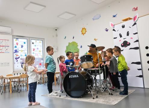 Zajęcia muzyczne, przedszkole Radom